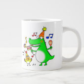 muziekfeestje grote koffiekop (Rechts)
