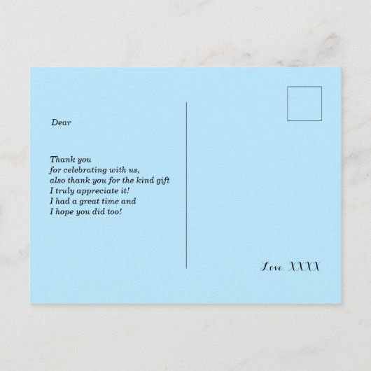 muziekfeestje guitar drum set musical bedankt kaar uitnodiging briefkaart (Achterkant)