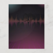 Muziekfeestuitnodiging, Feestavondflyer Flyer (Achterkant)