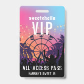 Muziekfestival | All Access Badge (Voorzijde)
