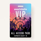 Muziekfestival | All Access Badge (Voorkant)