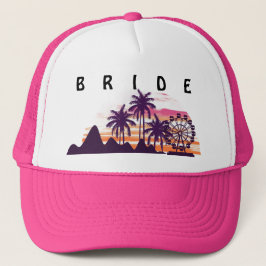 Muziekfestival Bachelorette Bruid Trucker Pet