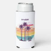 Muziekfestival Bachelorette Tropical Seltzer Blikjeskoeler (Seltzer Achterkant)