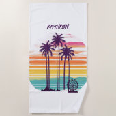 Muziekfestival Bachelorette Weekend Strandlaken (Voorkant)