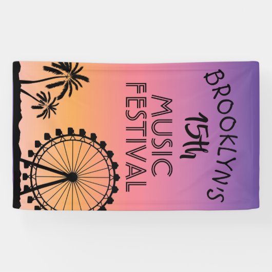 Muziekfestival Banner (Horizontaal)