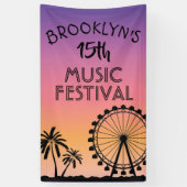 Muziekfestival Banner (Verticaal)