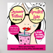 muziekfestival boho flyer , liefdadigheidsevenemen poster (Voorkant)