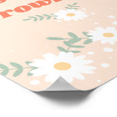 Muziekfestival Daisy Flower Crown Print (Hoek)