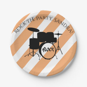 Muziekfestival Daisy Hippie Gifts voor muzikanten Papieren Bordje