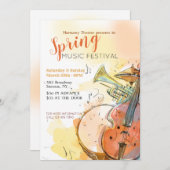 Muziekfestival Kaart (Voorkant / Achterkant)