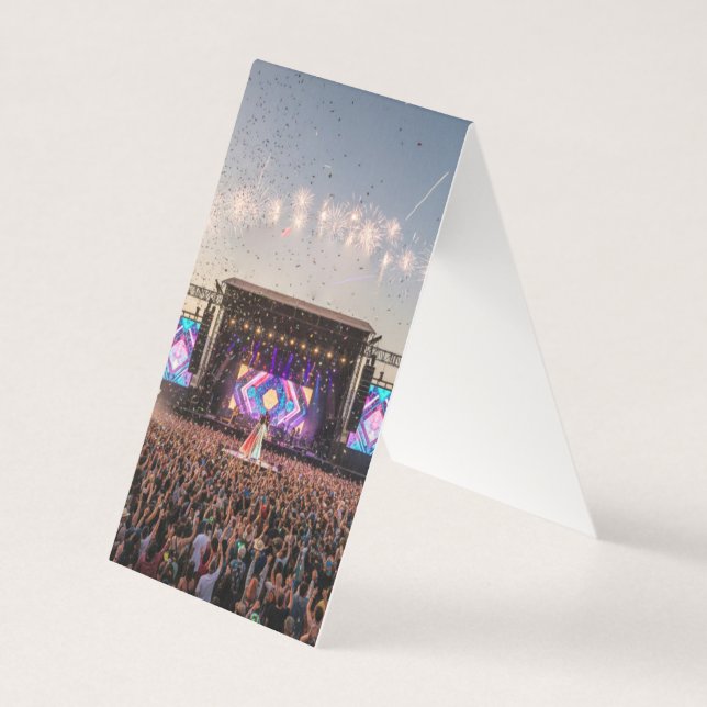 Muziekfestival Kaart (Voorkant)
