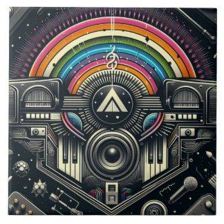 Muziekfestival Keramische Tegel Tegeltje