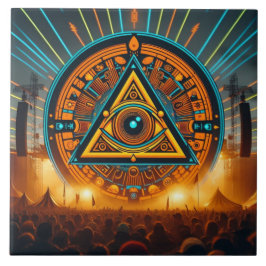 Muziekfestival Keramische Tegel Tegeltje