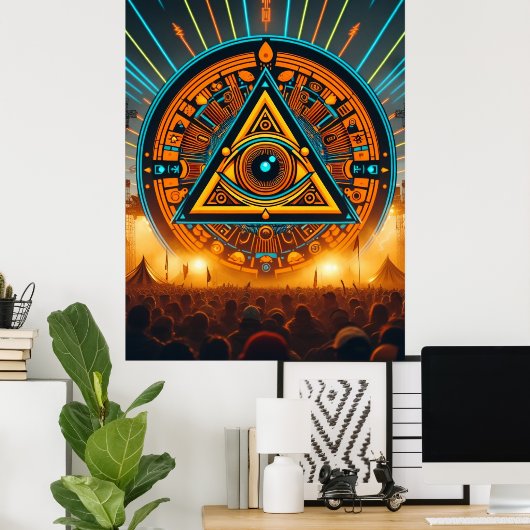 Muziekfestival Poster (Thuiskantoor)