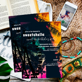 Muziekfestival | reuzenrad palmen zoet 16 kaart