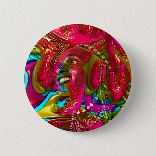 Muziekfestival Ronde Button 5,7 Cm (Voorkant)
