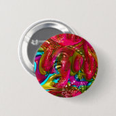 Muziekfestival Ronde Button 5,7 Cm (Voorkant /achterkant)