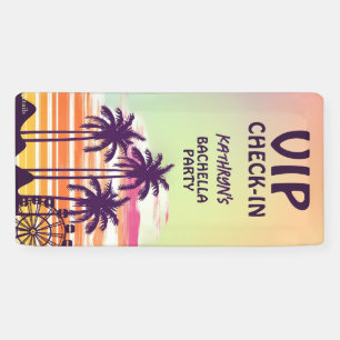 Muziekfestival Tropical Bachelorette Spandoek