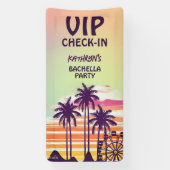 Muziekfestival Tropical Bachelorette Spandoek (Verticaal)