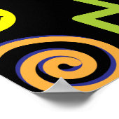 Muziekfestivals zijn inspiratieretro-stijl poster (Hoek)