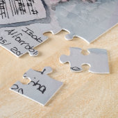 Muziekflorale Legpuzzel (Zijkant)