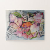 Muziekflorale Legpuzzel (Horizontaal)
