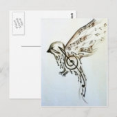 Muziekflys Briefkaart (Voorkant / Achterkant)