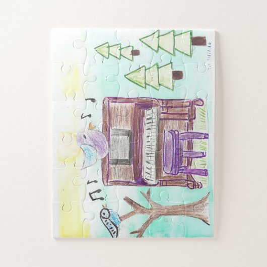 muziekfornuis legpuzzel (Verticaal)