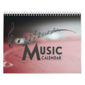 Muziekfoto's en offertes wandagenda kalender (Hoes)