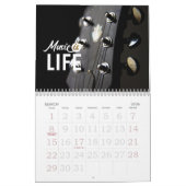 Muziekfoto's en offertes wandagenda kalender (Mar 2026)