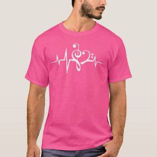 Muziekfrequentie Muziekliefhebber cadeau verjaarda T-shirt