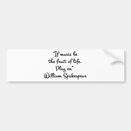 muziekFruit Bumpersticker (Voorkant)