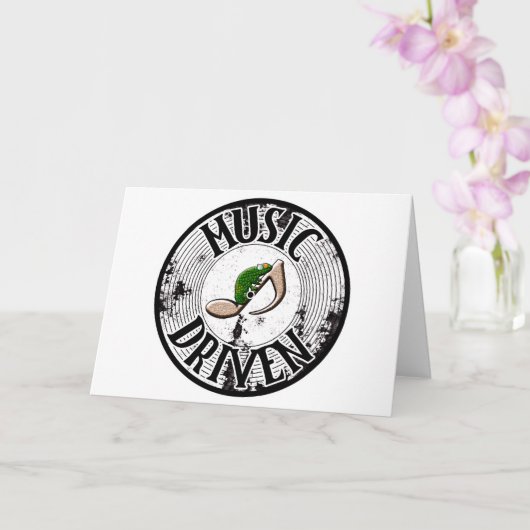 Muziekgedreven Kaart (Orchidee)