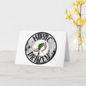 Muziekgedreven Kaart (Gele Bloem)