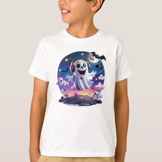muziekgeest t-shirt (Voorkant)