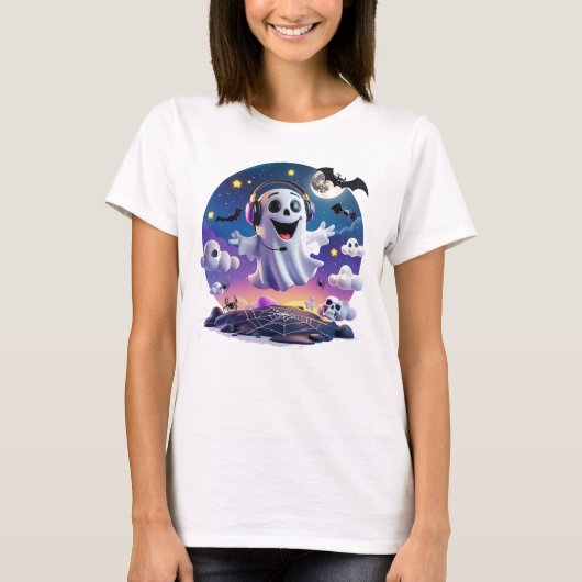 muziekgeest t-shirt (Voorkant)