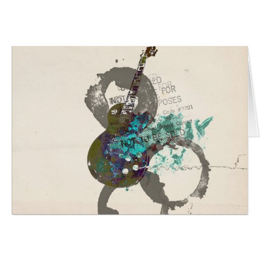 Muziekgeklolage (Voorkant Horizontaal)