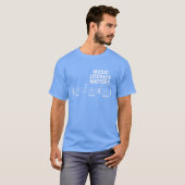 Muziekgeletterdheid is grappig t-shirt (Voorkant volledig)