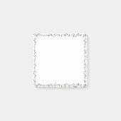 Muziekgenoot Boarder Treble Clef Musician Post-it® Notes (Voorkant)