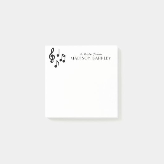 Muziekgenoot leraar muzikant post-it® notes (Voorkant)