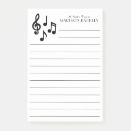 Muziekgenoot leraar muzikant post-it® notes