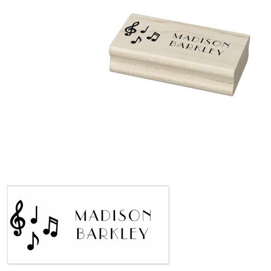 Muziekgenoot leraar rubberstempel (Gestempeld)