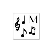 Muziekgenoot leraar rubberstempel (Afrduk)