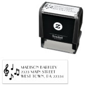 Muziekgenoot leraar  zelfinktende stempel (In situ)