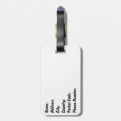 Muziekgenugel Bagagelabel (Achterkant verticaal)