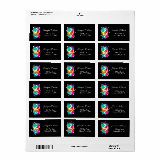 Muziekgenugel Etiket (Full Sheet)