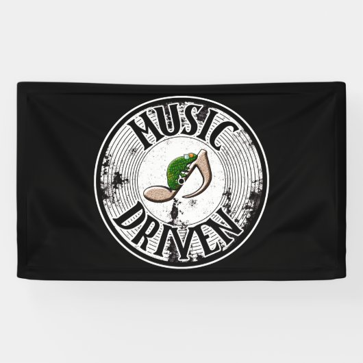 Muziekgestuurde banner (Horizontaal)