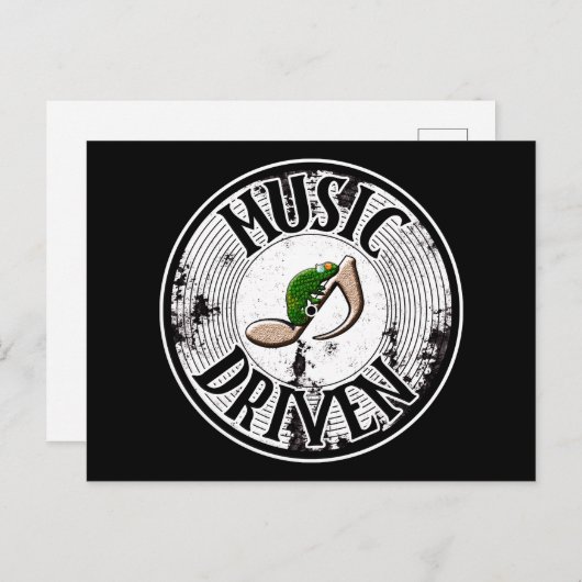 Muziekgestuurde Briefkaart (Voorkant / Achterkant)