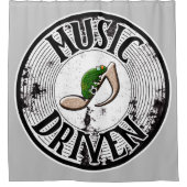 Muziekgestuurde Douchegordijn (Voorkant)