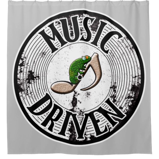 Muziekgestuurde Douchegordijn (Voorkant)